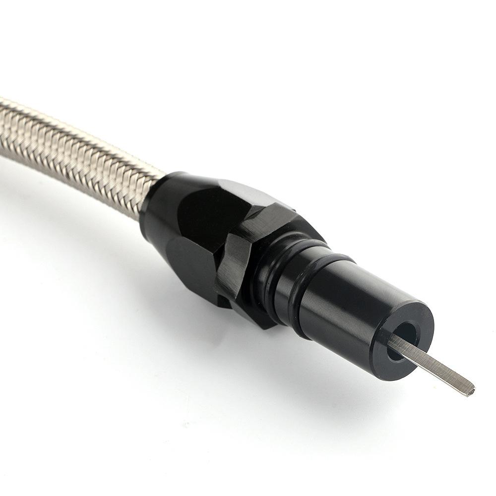 Flexible Transmission Dipstick for Chevy GM TH350 w/ Clear Tube Silver