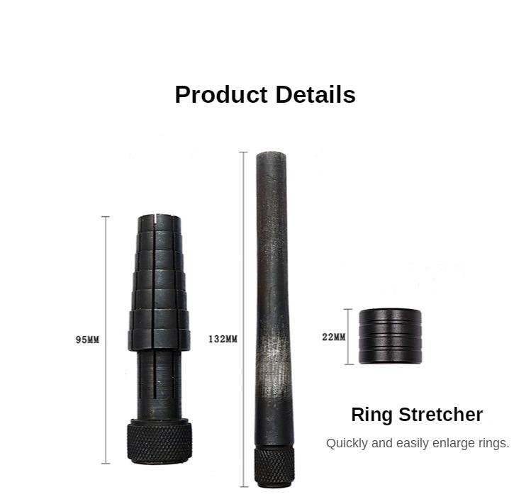 Ring Enlarger Stretcher Finger Enlarging Jewelry Sizing Tool Kit Easy ...