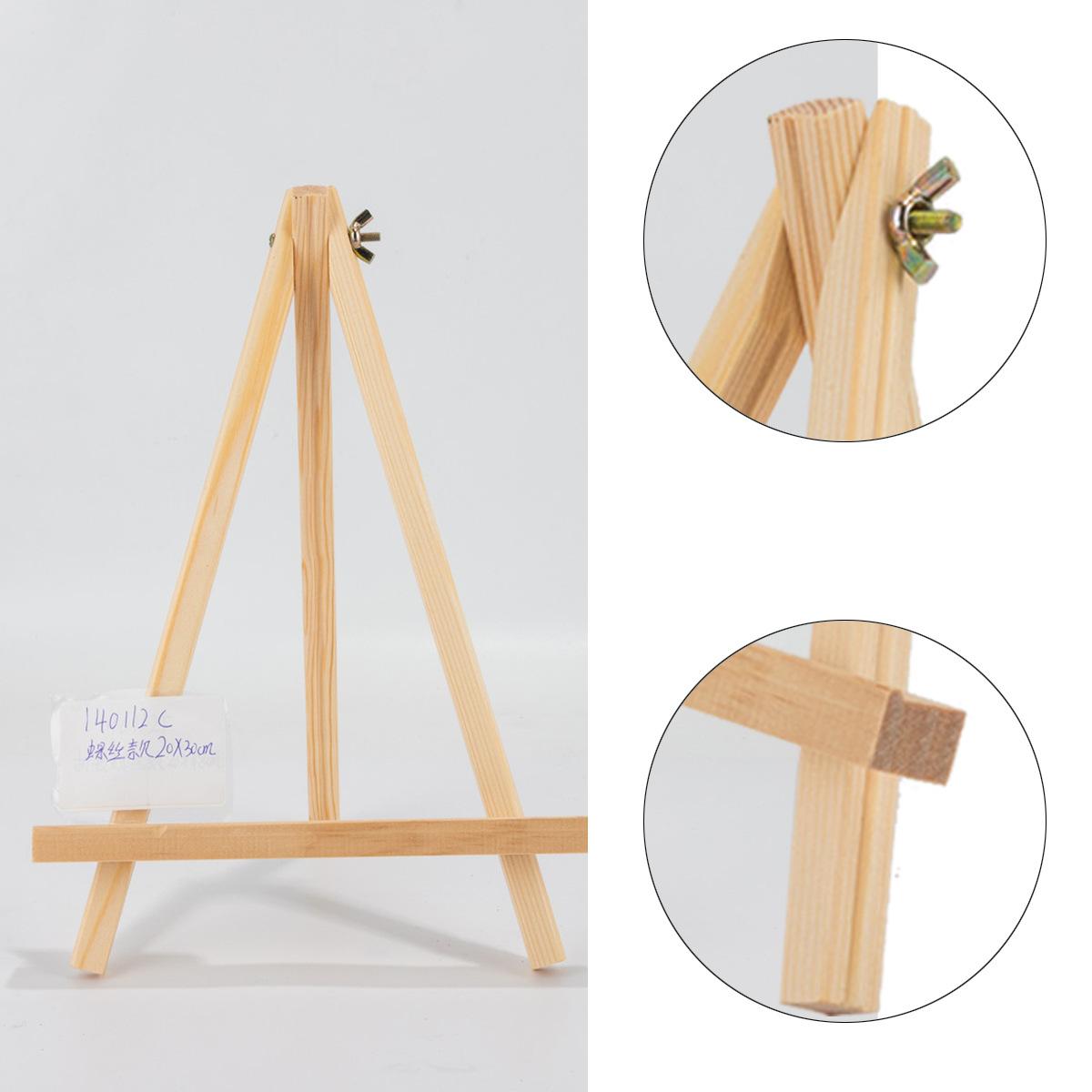 DEZIINE Wood Artist Easel Wedding Table Number Place Name Card