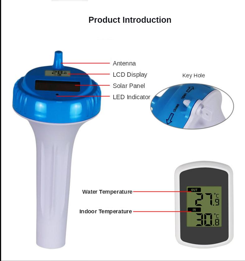 swimming pool temperature gauge