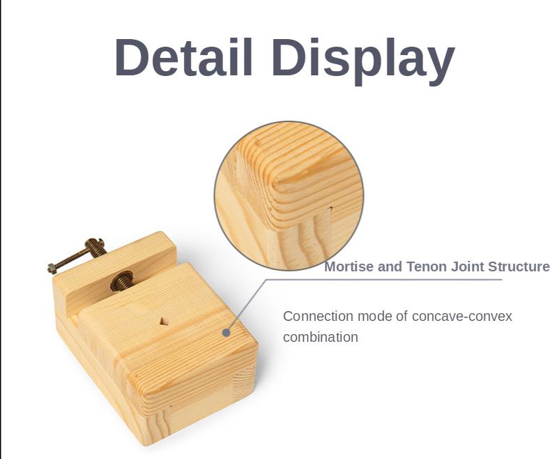 厂家供应印床 实木篆刻印床 松木印石印床 篆刻固定夹具 刻章夹具7