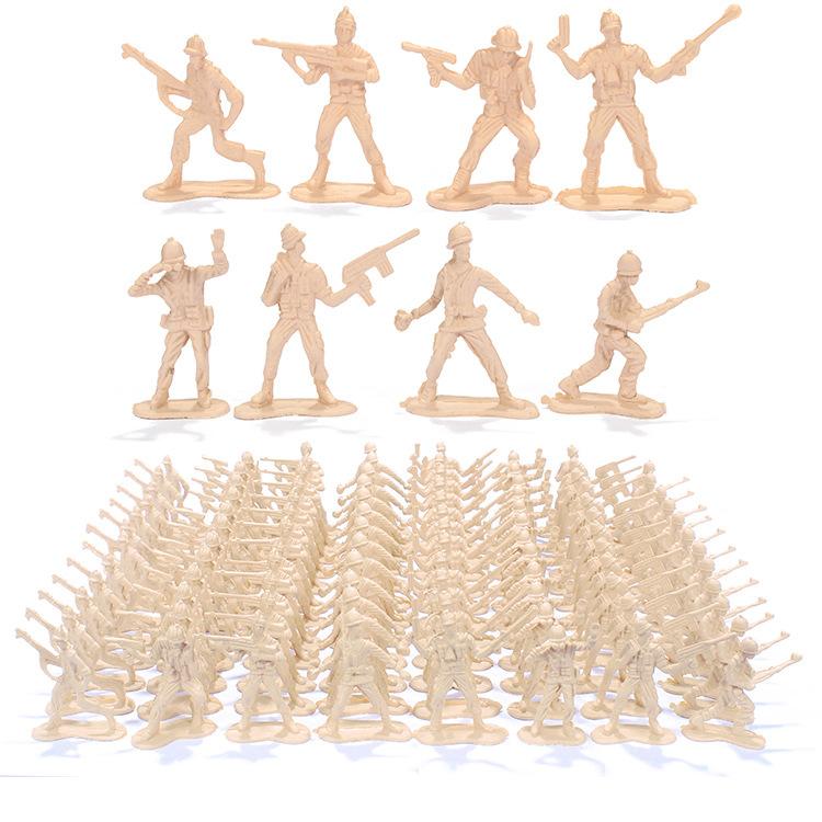 LICHENGTAI 90-teiliges Soldaten Spielset – Plastik-Armeefiguren Für Kinder, Mit Fahrzeugen & Zubehör