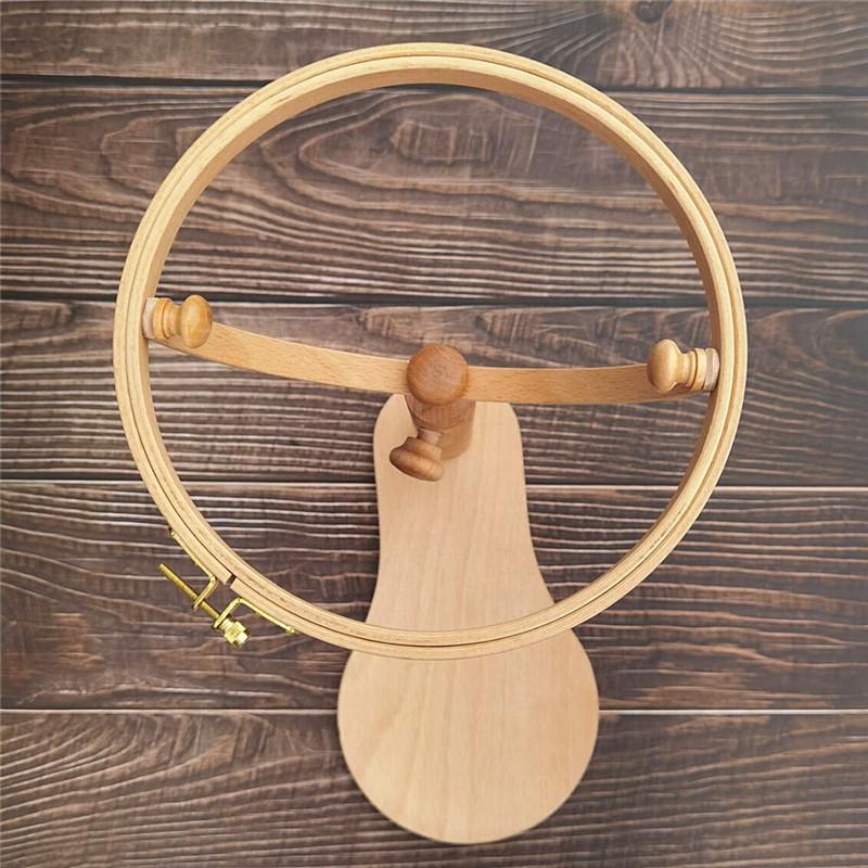 100 Natural Wood Embroidery Hoop Stand High Adjustable Cross Stitch