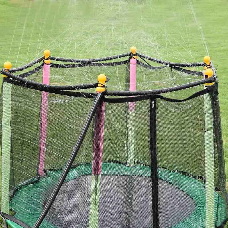 Trampolin Sprinkler Wasser Spray Kinder Outdoor Sommer Hinterhof