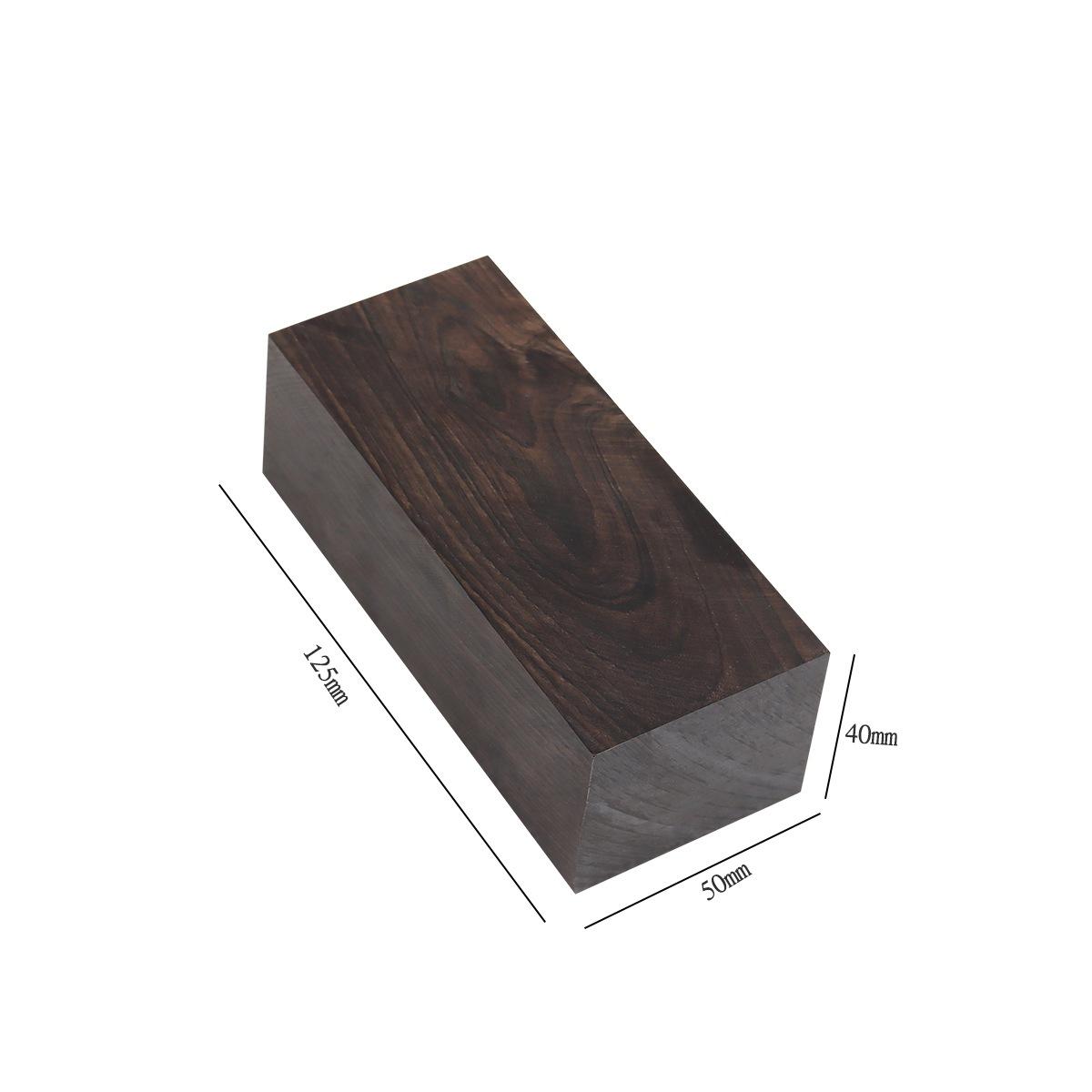 Kotyreds DIY Knife Handle Material Timber Wood Block Blackwood Ebony Lumber Craft Tools, Men's, Size: One Size