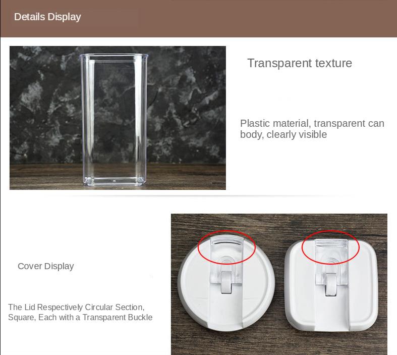 Lebensmittel Lagerung Container mit Deckel Luftdichten Kunststoff