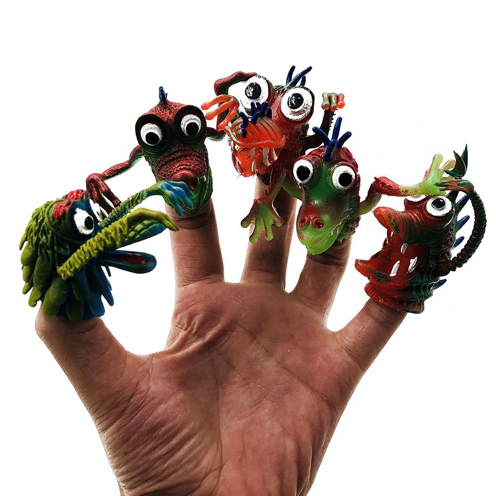 jelly monster finger puppets