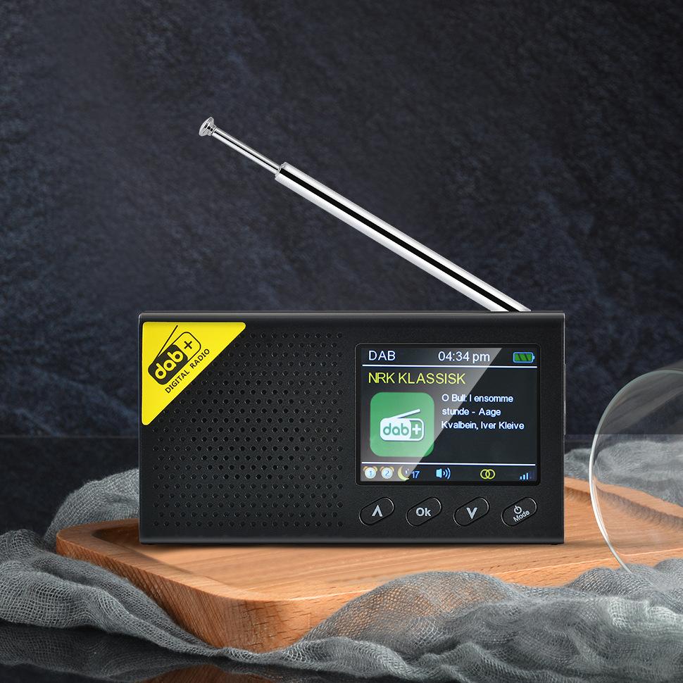 Tasche DAB Digital Radio Empfänger w/Antenne Mini Radios