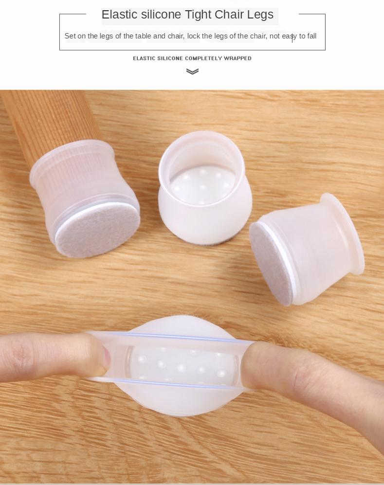 16x silikon stuhl bein kappen abdeckungen möbel tisch füße pads