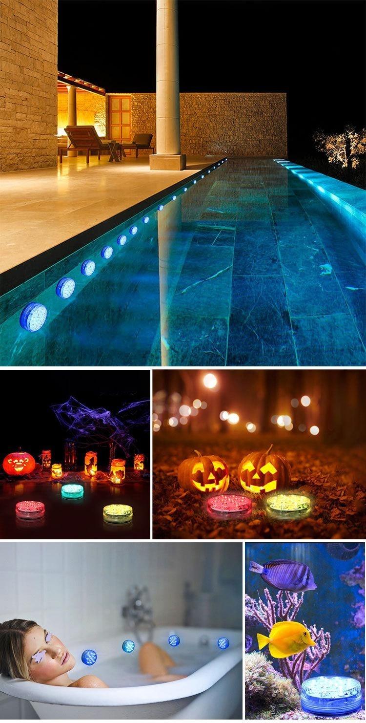Unterwasserleuchten LED Tauchleuchten Badewanne Duschleuchte 16 Farben