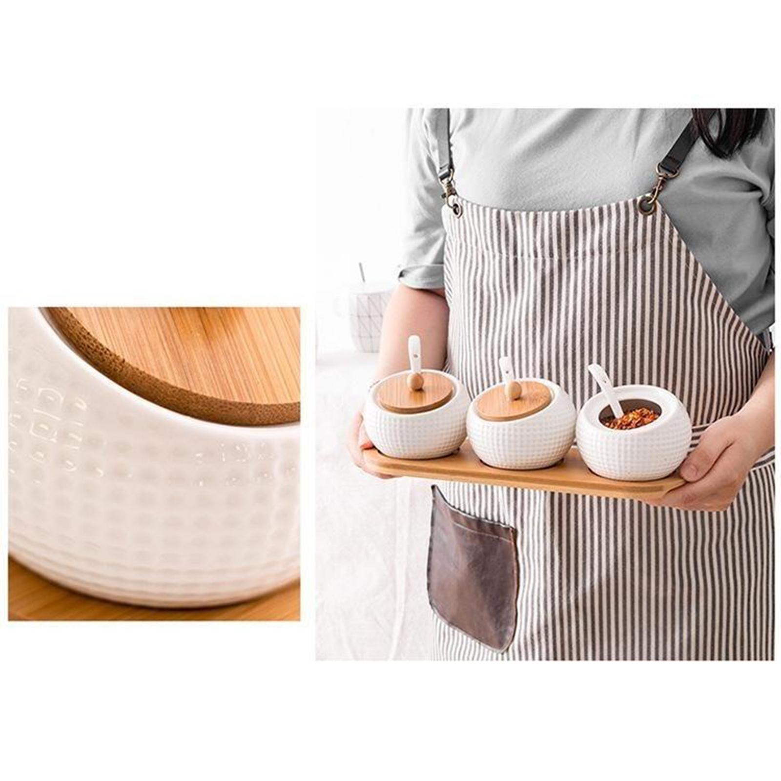 3-teilige gewürze gewürz töpfe kaffee aufbewahrung kanister gewürz glas