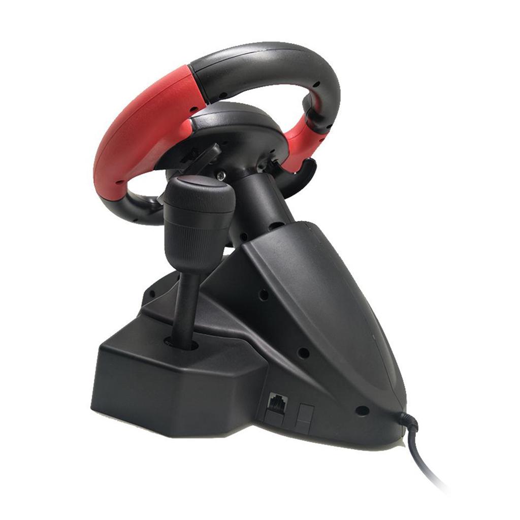 Racing Car Bus Driving Simulator Steering Wheel and Pedals for PS3/2 PC