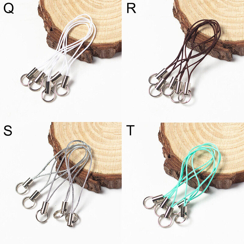 100 Pcs Cell Mobile Phone Dangle Strap/Lariat Charm Lanyard Cord Jewelry DIY - Picture 32 of 35