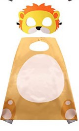 Jungle Animal Costume Children's Day Performance Masks and Capes Costumes - Picture 13 of 15