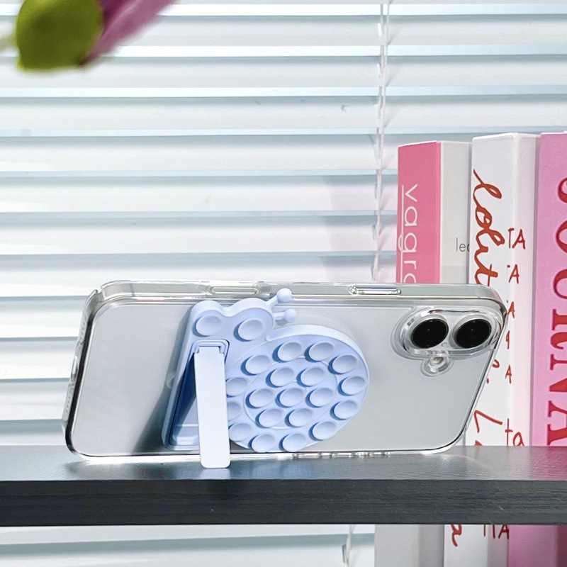 Multi-Function Phone Holder Silicone Suction Cup Foldable Stand for Selfie - Picture 9 of 23