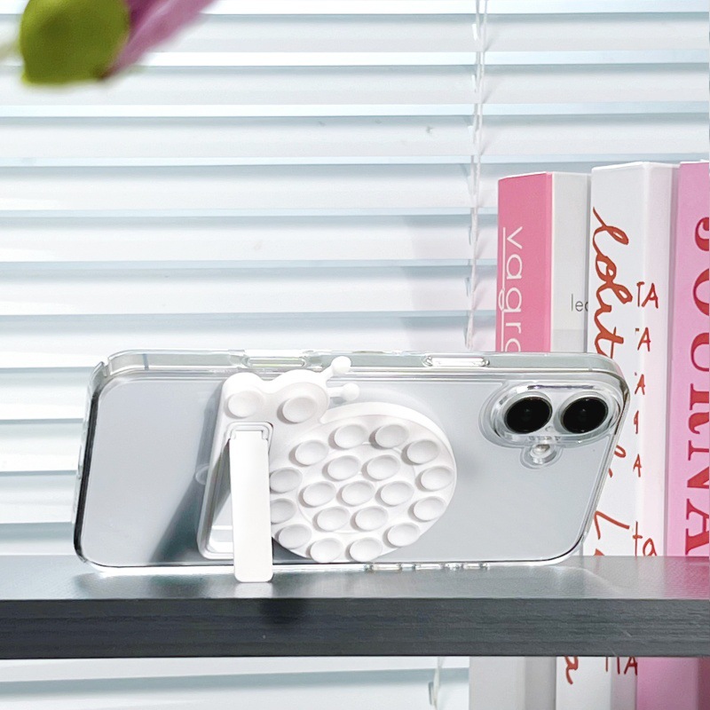 Multi-Function Phone Holder Silicone Suction Cup Foldable Stand for Selfie - Picture 14 of 23