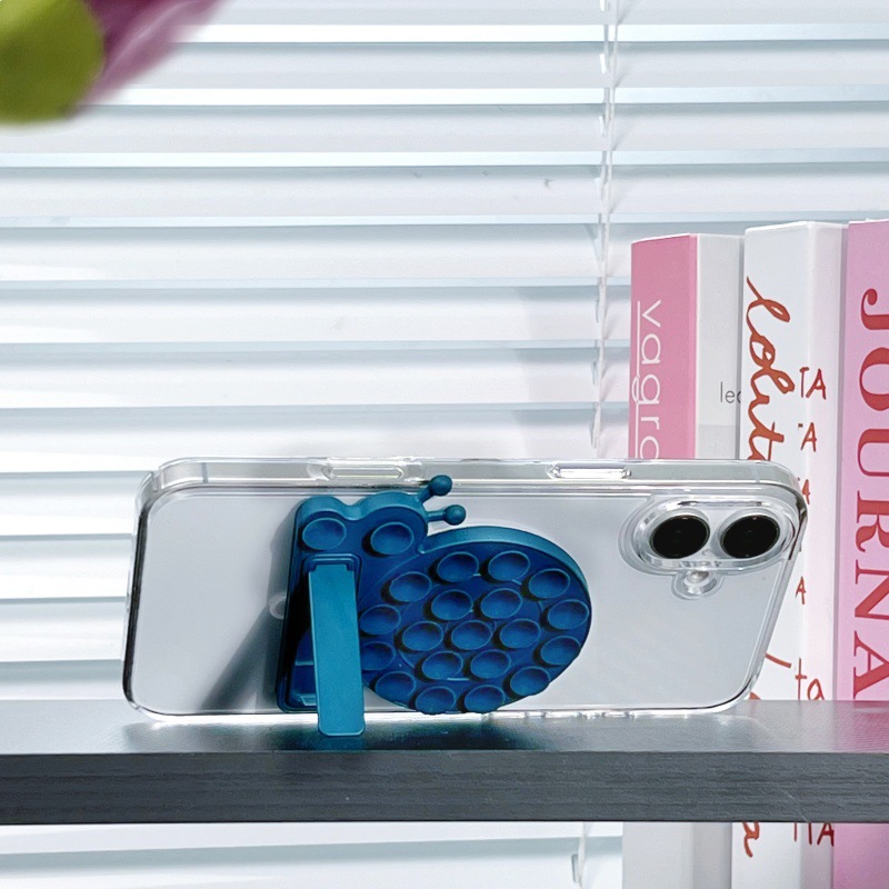 Multi-Function Phone Holder Silicone Suction Cup Foldable Stand for Selfie - Picture 22 of 23