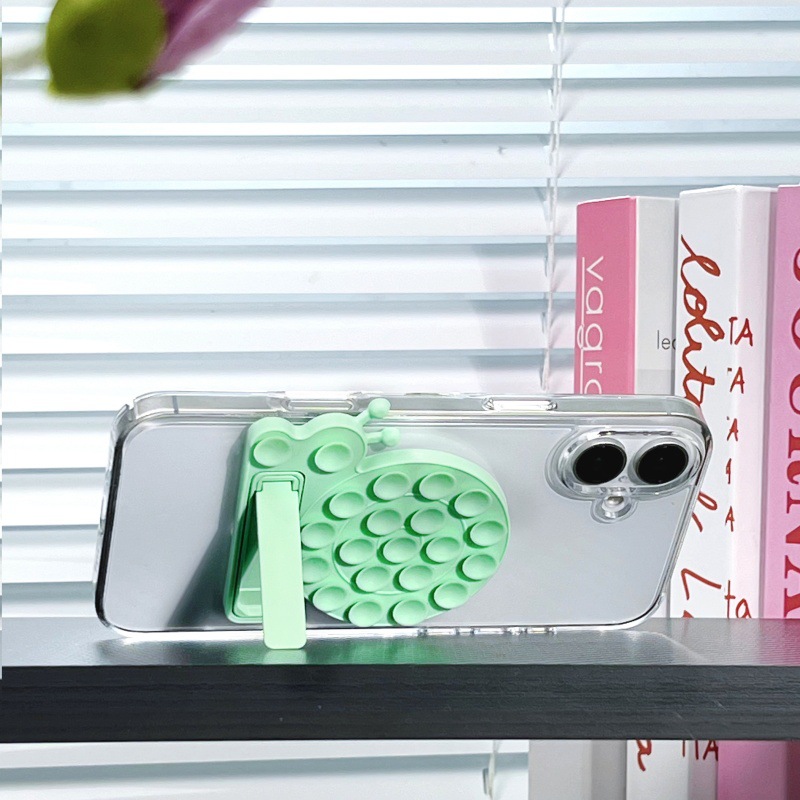 Multi-Function Phone Holder Silicone Suction Cup Foldable Stand for Selfie - Picture 10 of 23