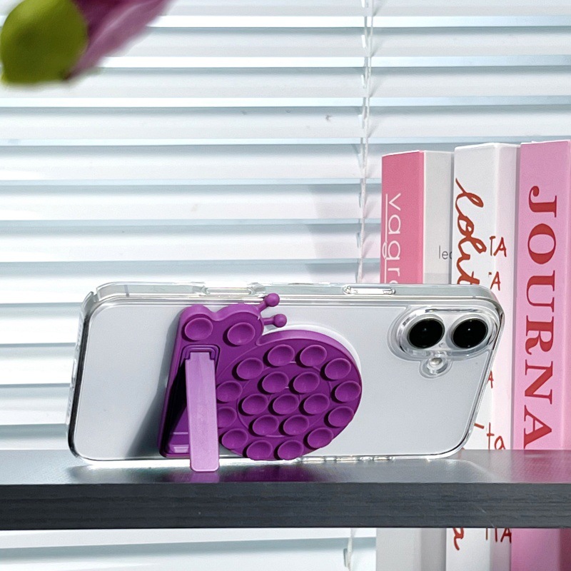 Multi-Function Phone Holder Silicone Suction Cup Foldable Stand for Selfie - Picture 16 of 23