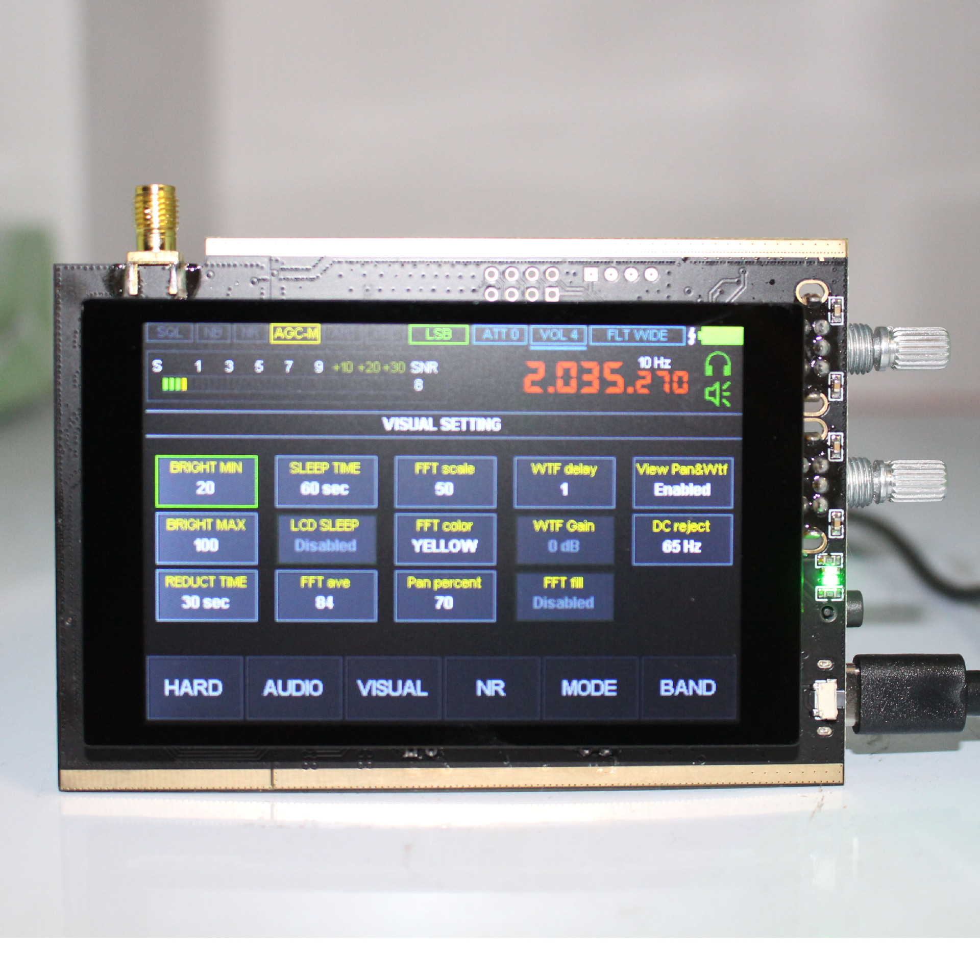 Malahit DSP SDR Radio Receiver 50KHz-250MHz 400MHz to 2GHz Malachite ...