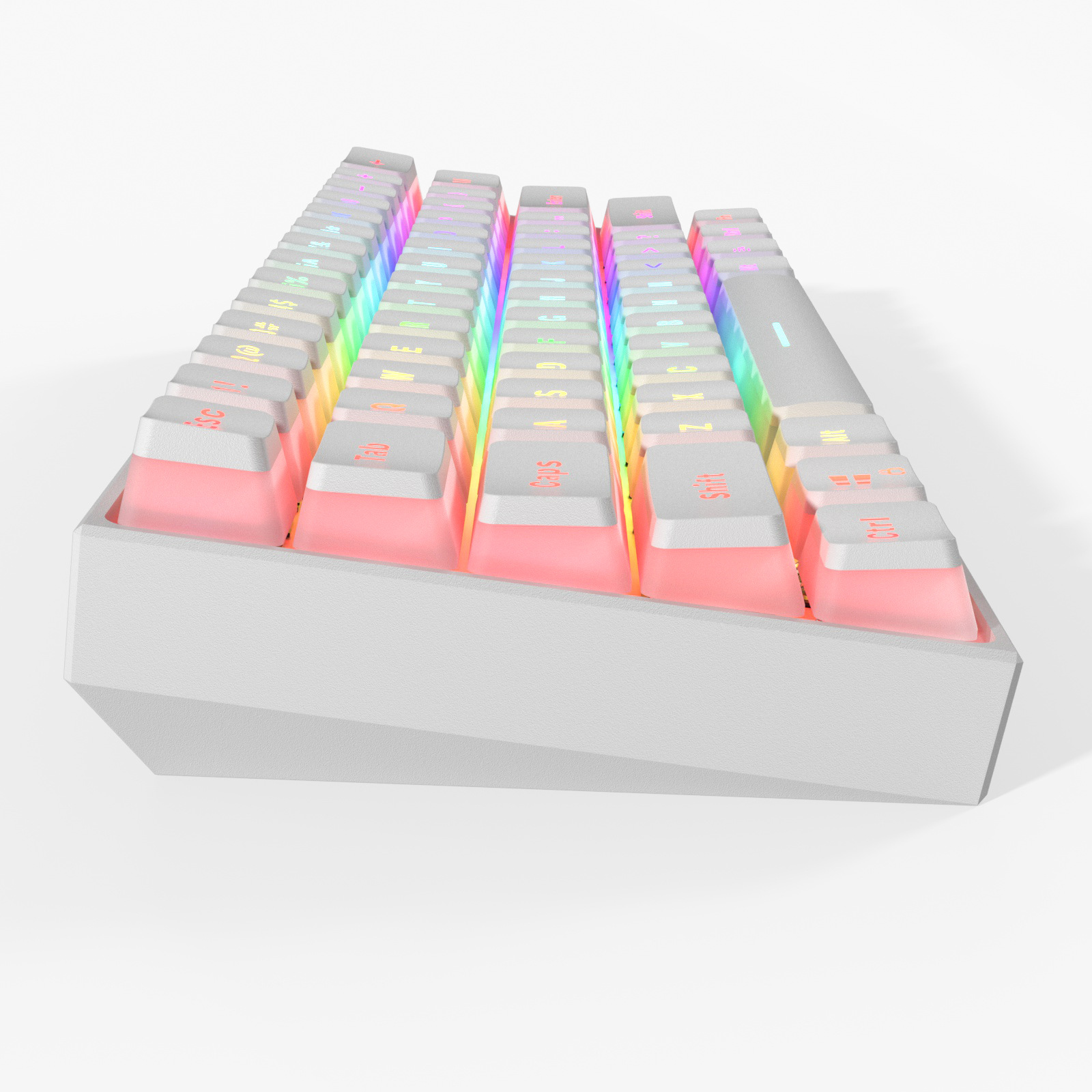 Купить Клавиатура Unbranded 60% GK61 Mechanical Gaming Keyboard 61 Keys ...
