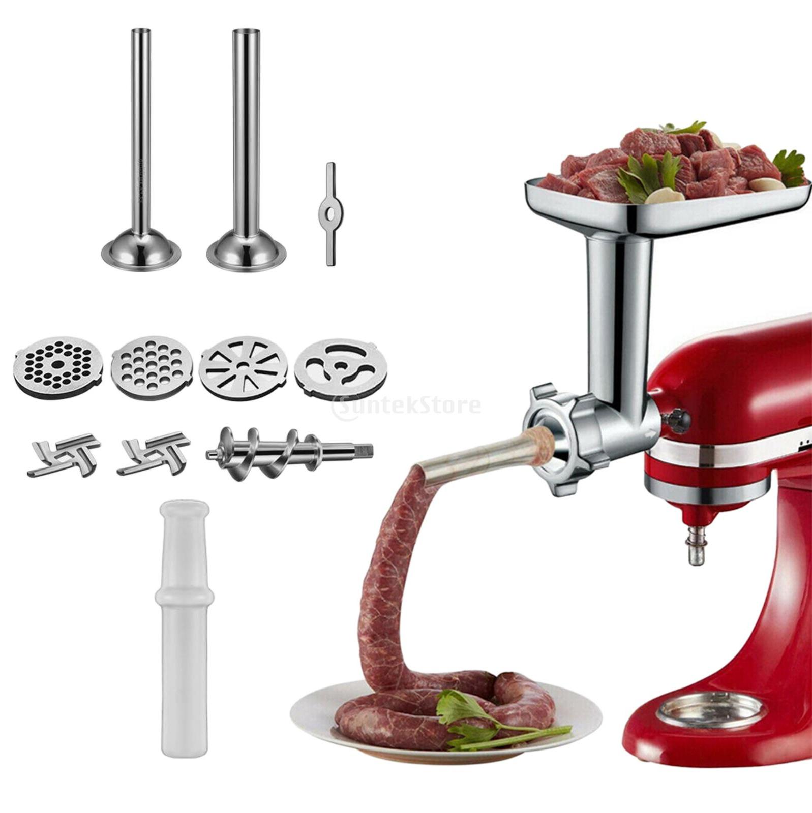 Edelstahl Fleischwolf Anlage fit für KitchenAid Fleischwolf Accs eBay