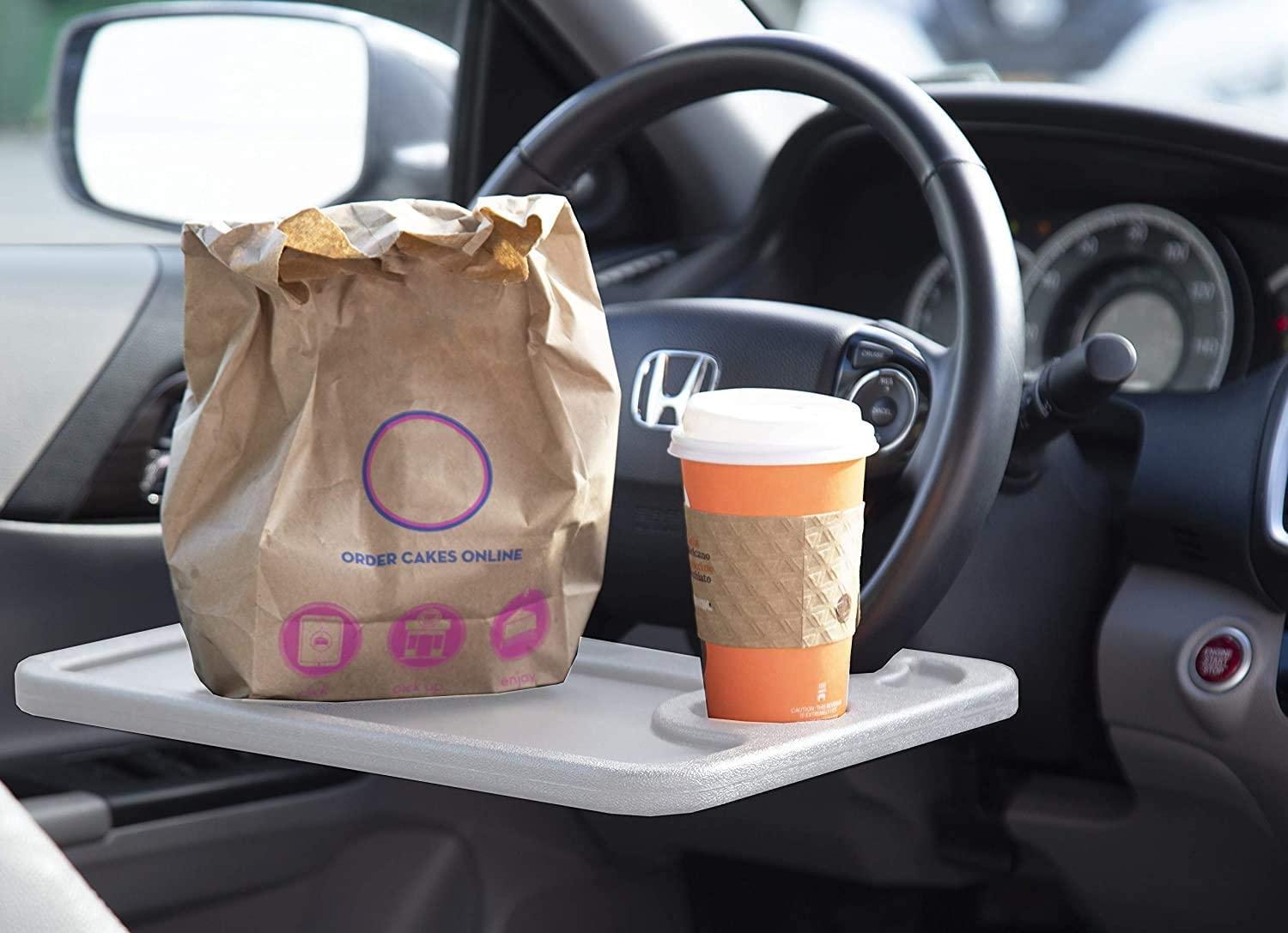 Auto Lenkrad Schreibtisch, Laptop Auto Reise Tisch, Lebensmittel Essen  Haken auf