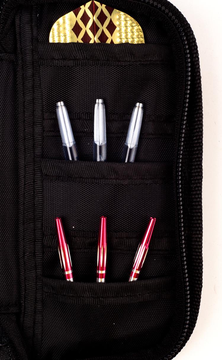 Dart Carrying Case Holds 12 Darts Steel Tip Darts Flights Zipper Bag