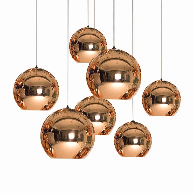 Moderne LED Deckenleuchte Glas Globe Bubble Pendelleuchte Esszimmer