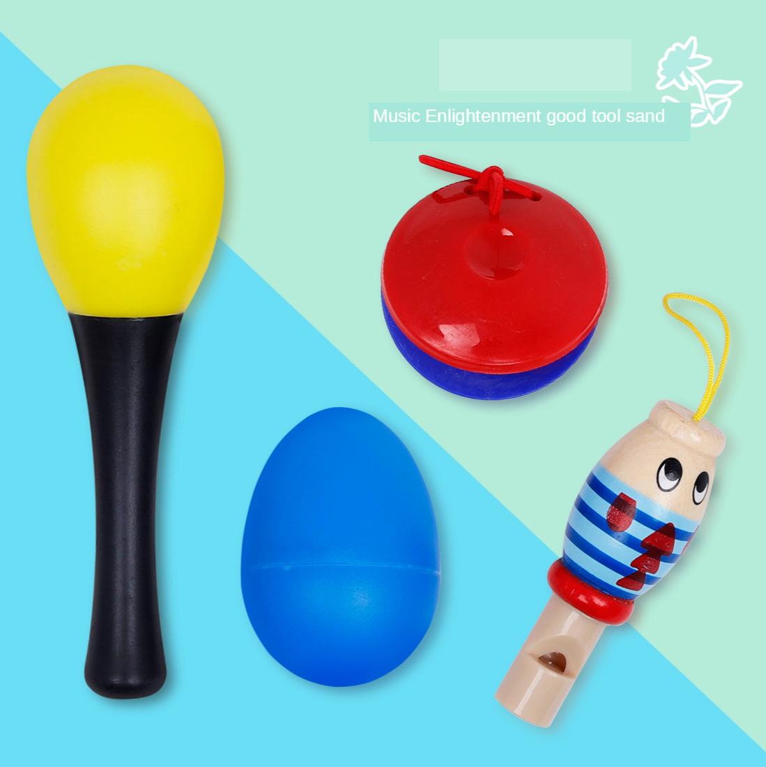 Plastic Kids Musical Instruments Baby Toddlers Music Percussion Set