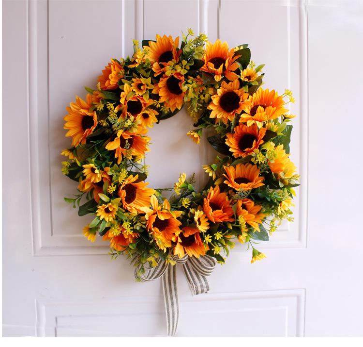 Beautiful Artificial Spring And Summer Wreath Front Door Or Home Decoration 16 Ebay