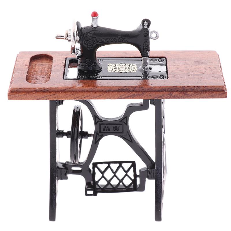 1/12 Dollhouse Sewing Machine Miniatures Furniture Decor for Doll House