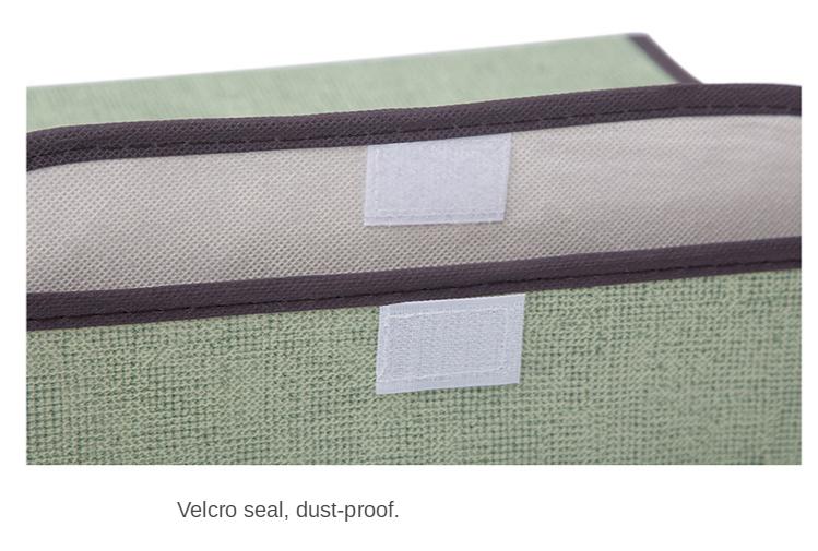 Aufbewahrungskorb Stoff mit Deckel und Griff Faltbarer Cube