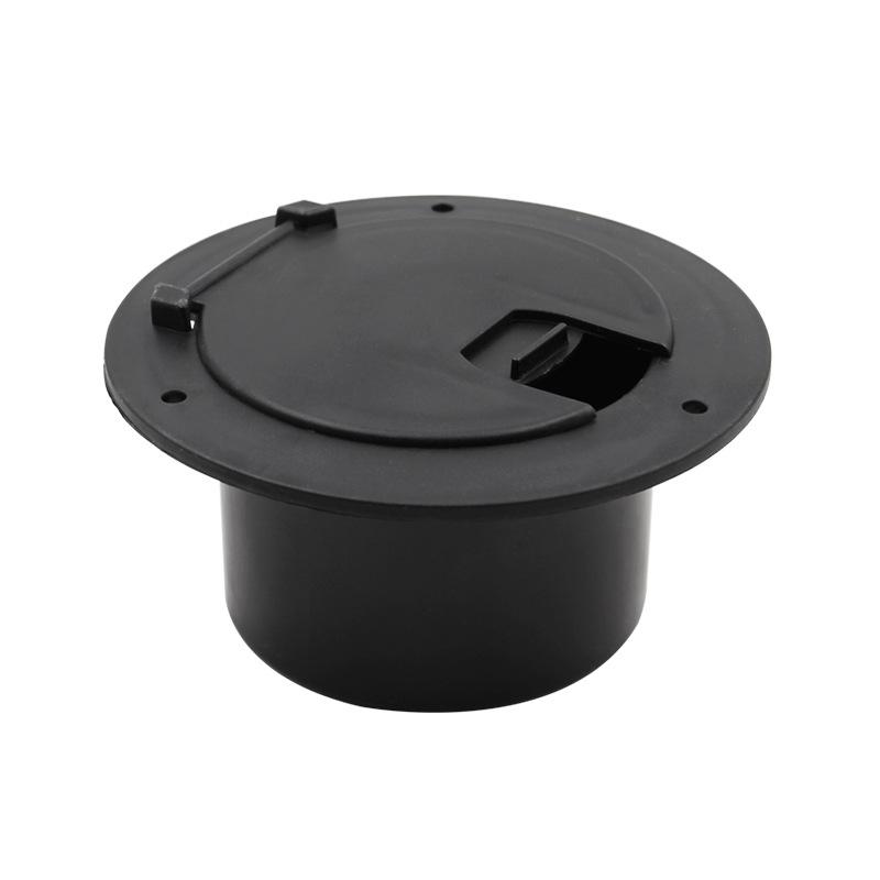 5.2" RV Camper Cable Hatch Boat Electric Power Cord Storage Hatch Flip