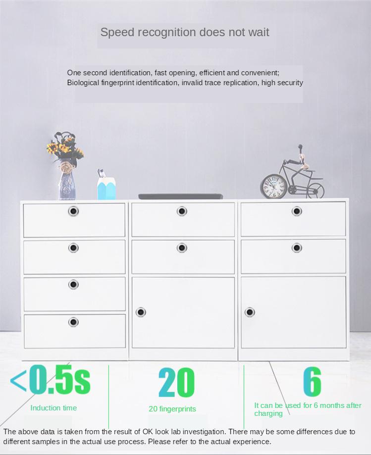 Fingerprint Lock Schrank Schlösser Holz Möbel Schublade Schloss für