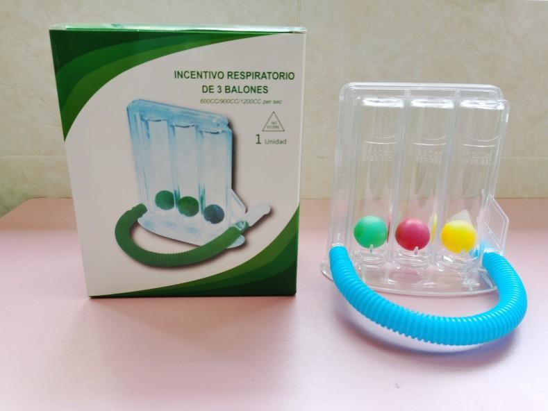 3 bälle Atmen Exerciser Lunge Funktion Verbesserung Tiefe Atem Trainer