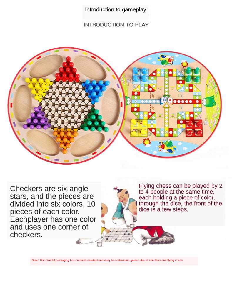 Wood Chinese Checkers Chinese chess set Checkers Board