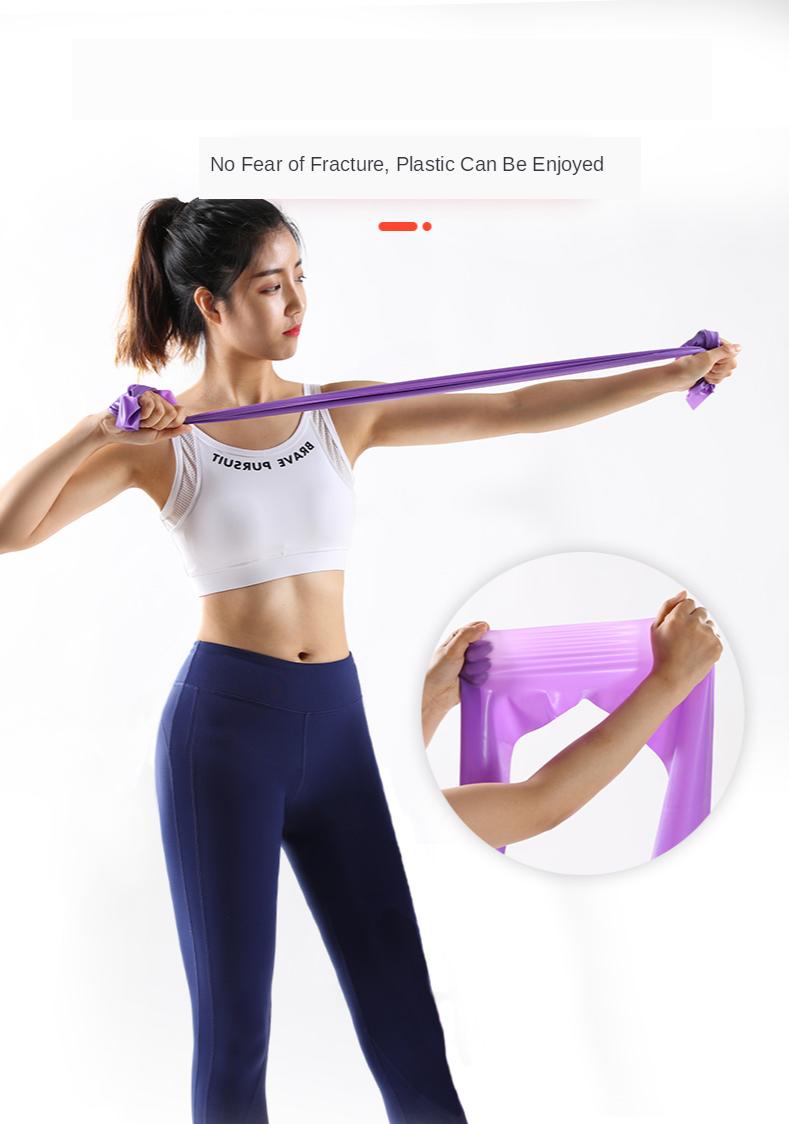Yoga Exercise Resistance Loop Elastic Tension Ring for ...