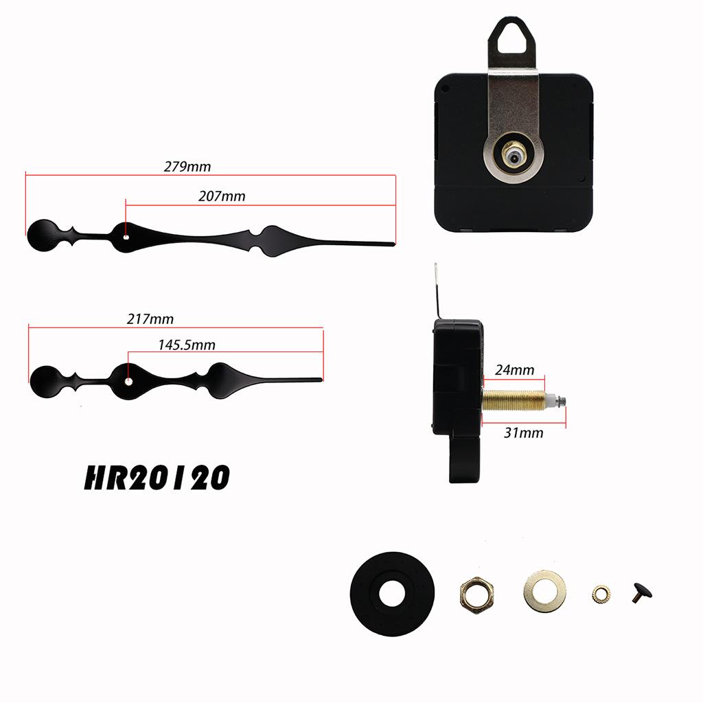 HR1688-31MM大扭力I轴机芯+HR20120黑时针加