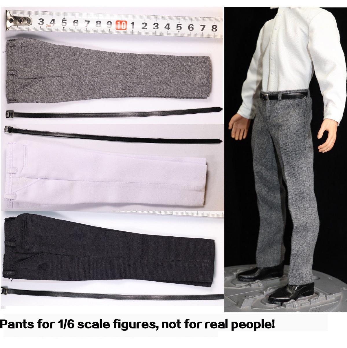 Details about   1/6 Scale Male Classic Formal Pants Cloth Fit for 12" Action Figure