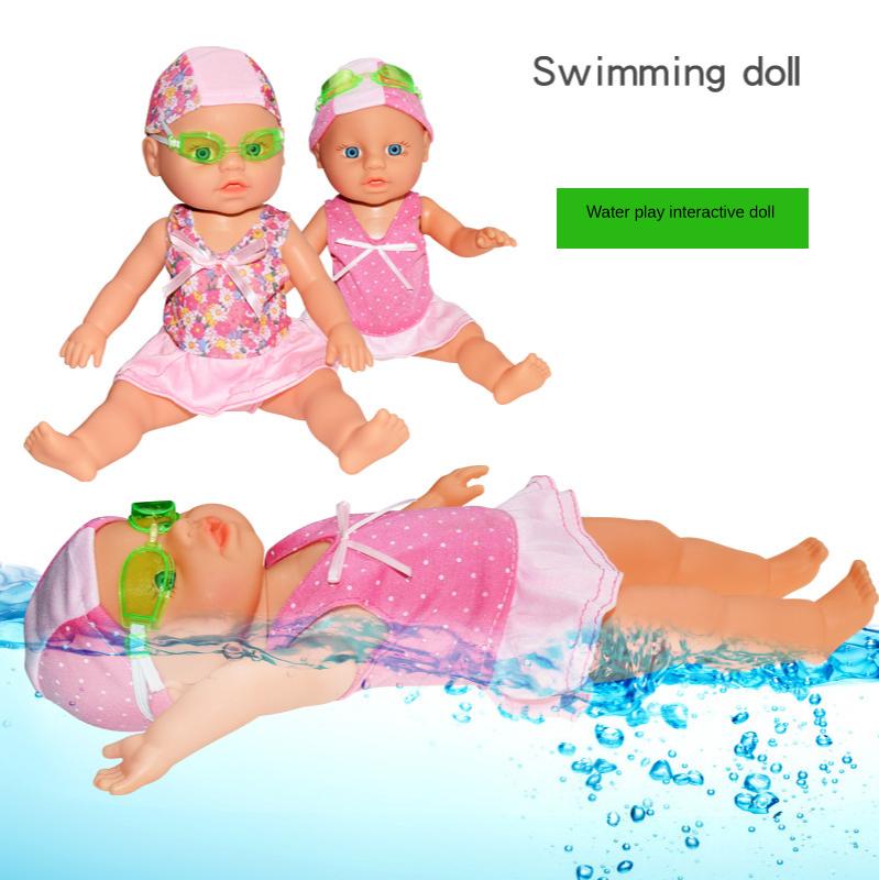 swimming baby alive