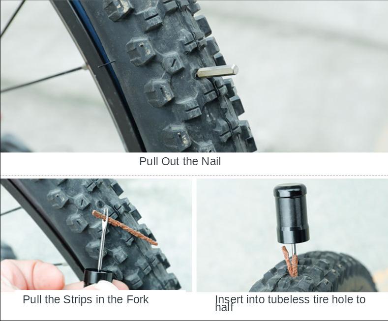20x Tubeless Tire Tyre Puncture Repair Kit Strips Plug Car cycling Bike PRI