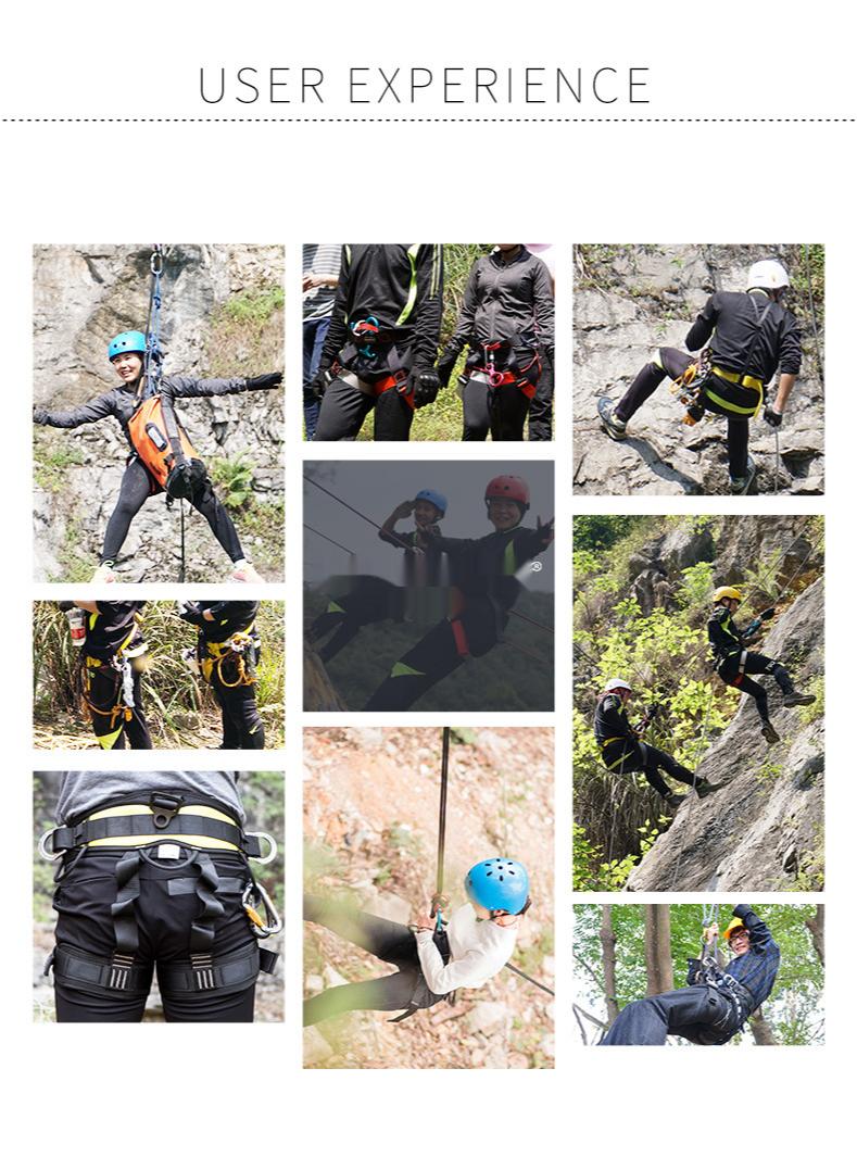 Outdoor Rescue Rock Climbing Belt Safety Rappelling HOT Adjustable Harness A8H1