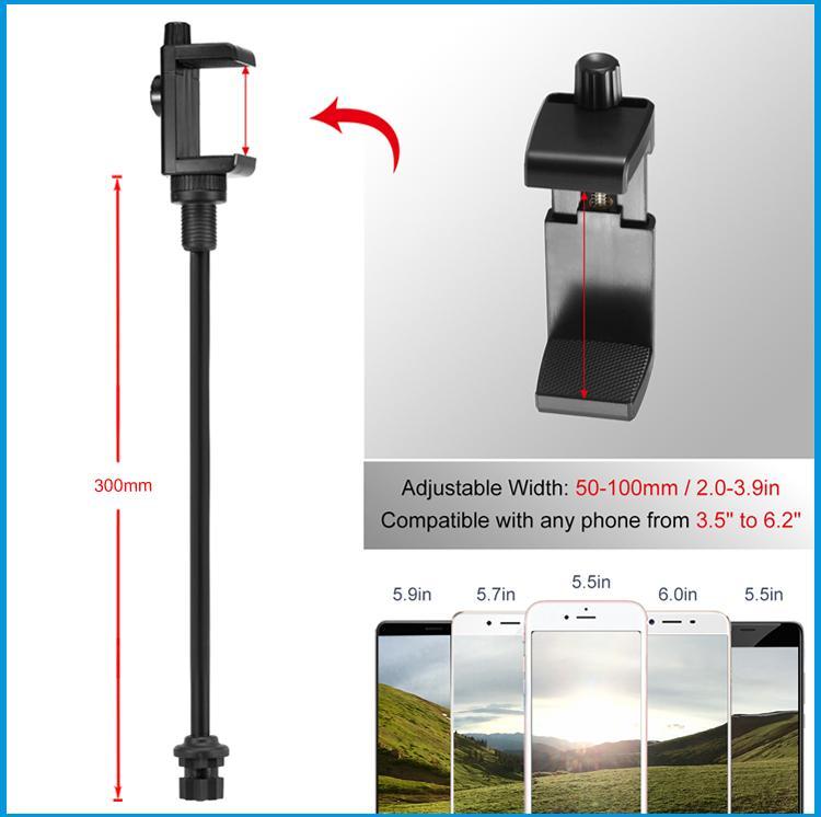 Kayak Canoe Phone Mount Boat Camera Cell Phone Holder with Flexible