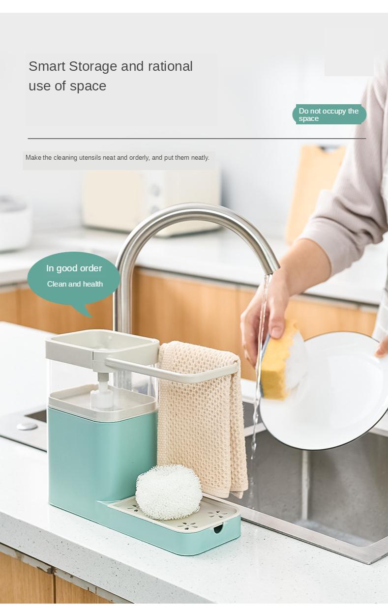 Kreative Küchenspüle Schwammhalter Organizer Arbeitsplatte Seifenschale
