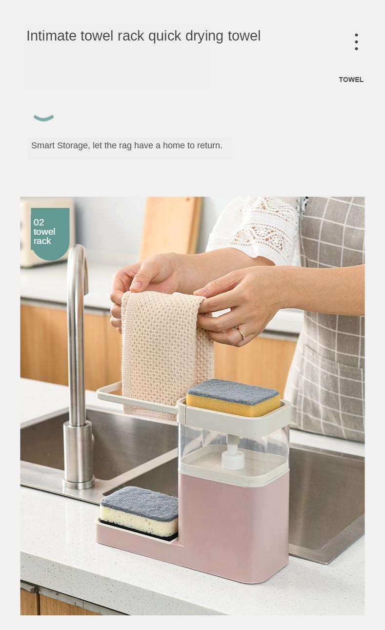 Kreative Küchenspüle Schwammhalter Organizer Arbeitsplatte Seifenschale