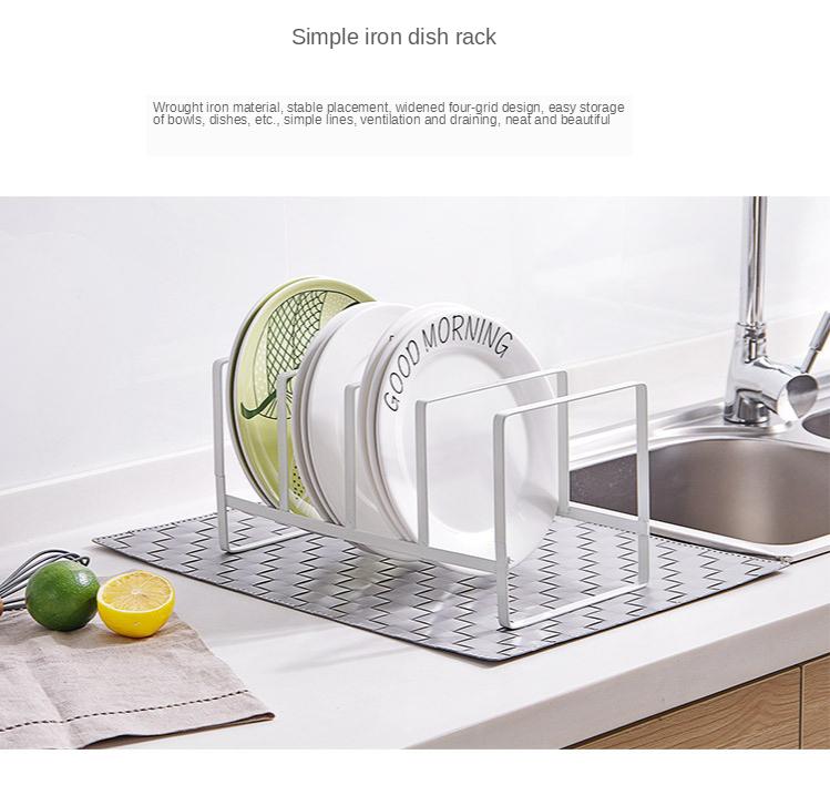 Durable Lagerung Rack Küche Organizer Teller Trocknen Rack Geschirr | eBay