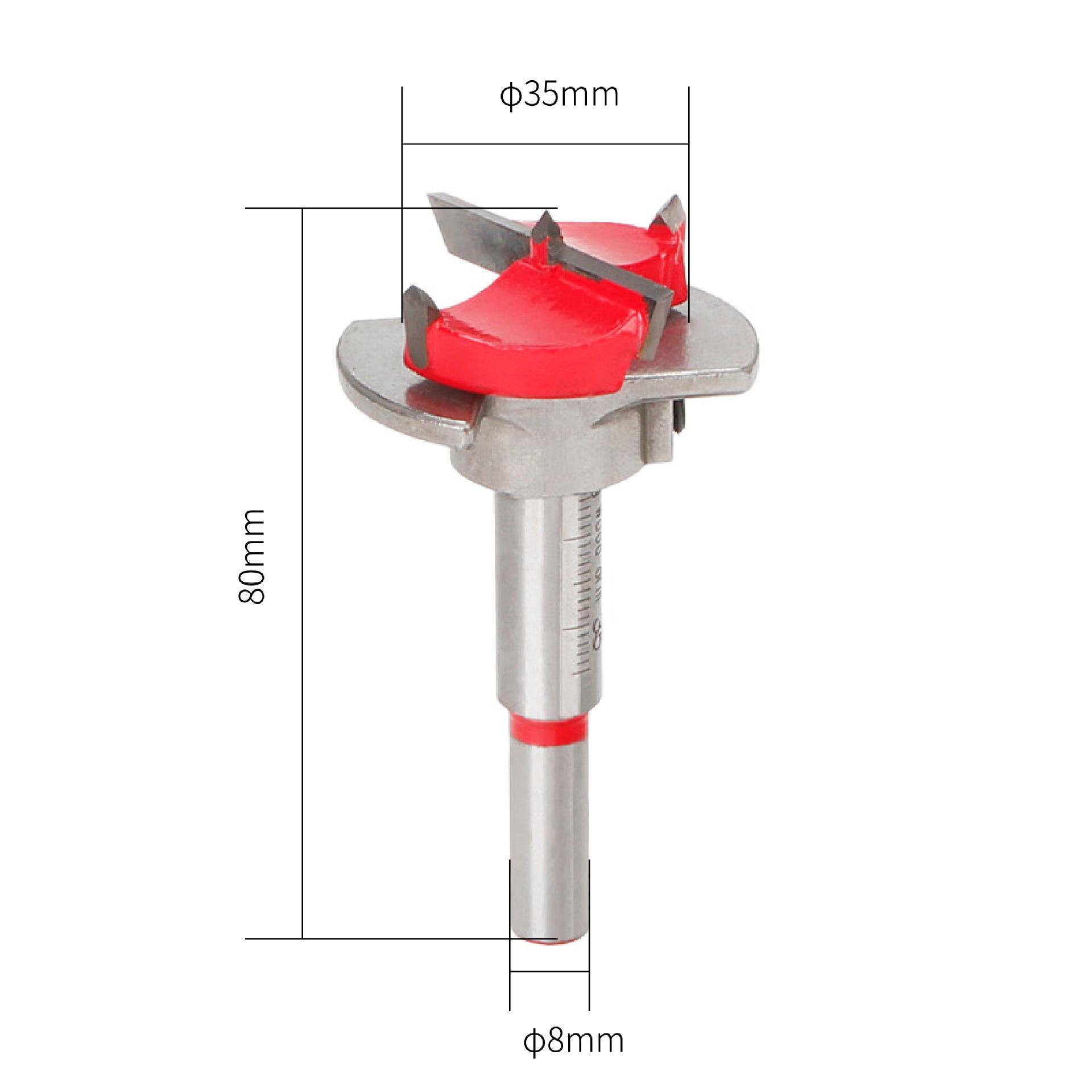 HIGH QUALITY 35mm KITCHEN HINGE HOLE CUTTER Doors Wood Drill